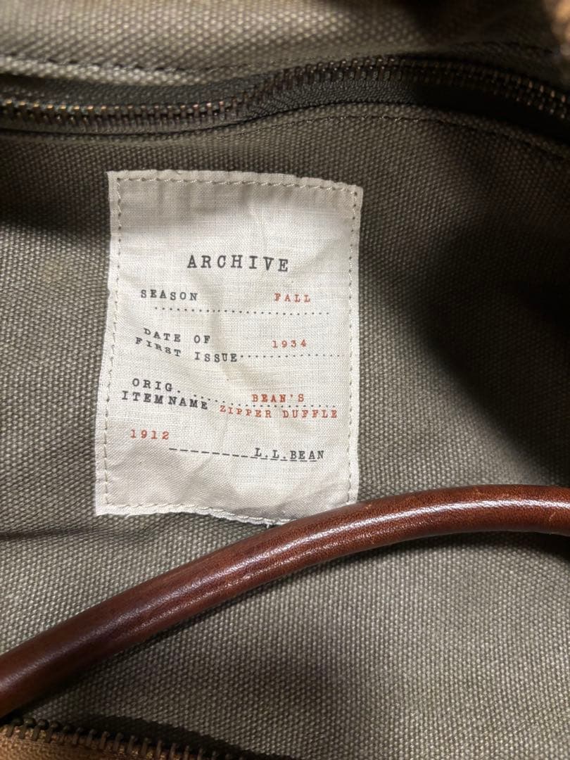 L L Bean ダッフルバッグ