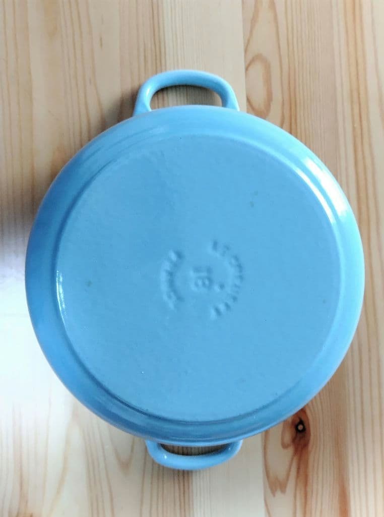 LE CREUSET ココットロンド 水色 18cm ルクルーゼ