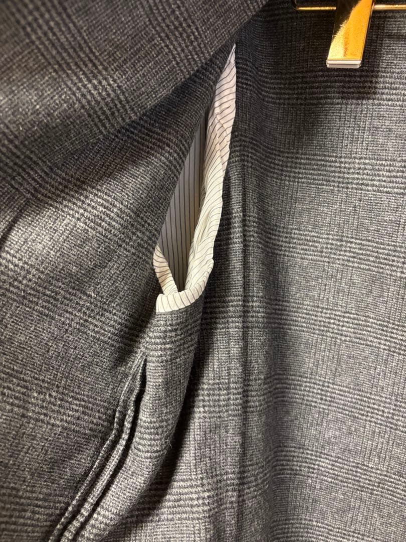 新品　AP STUDIO クチュールドアダム グレンチェックダブルジャケット