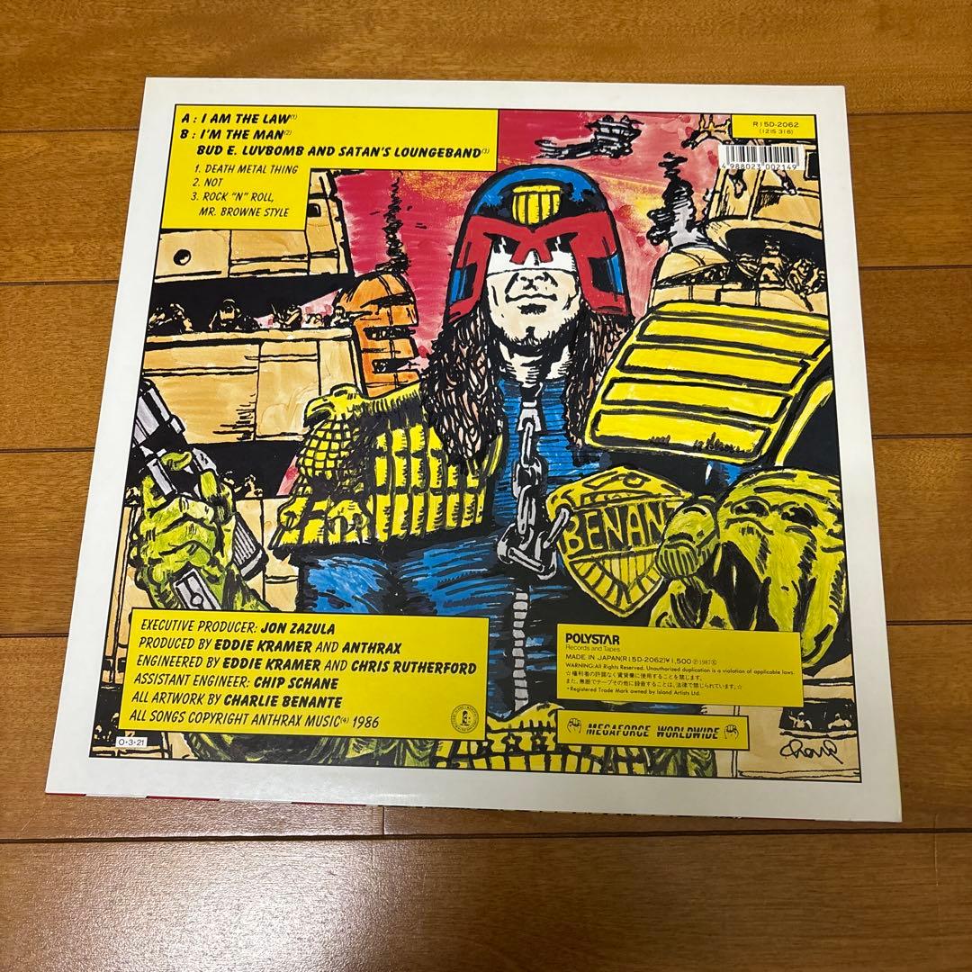 ANTHRAX I AM THE LAW レコード