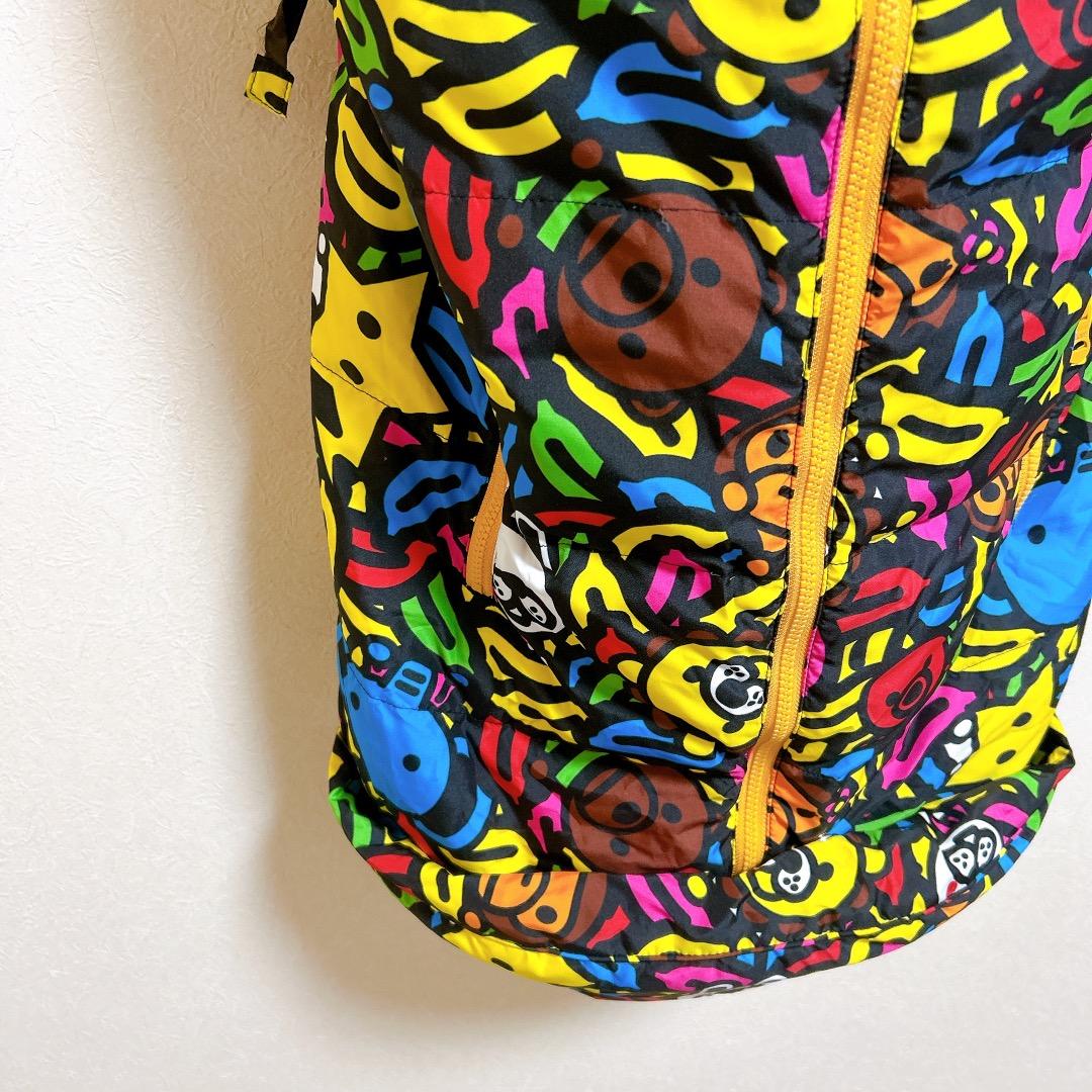 極美品 A BATHING APE ベビーカーカバー ダウン リバーシブル