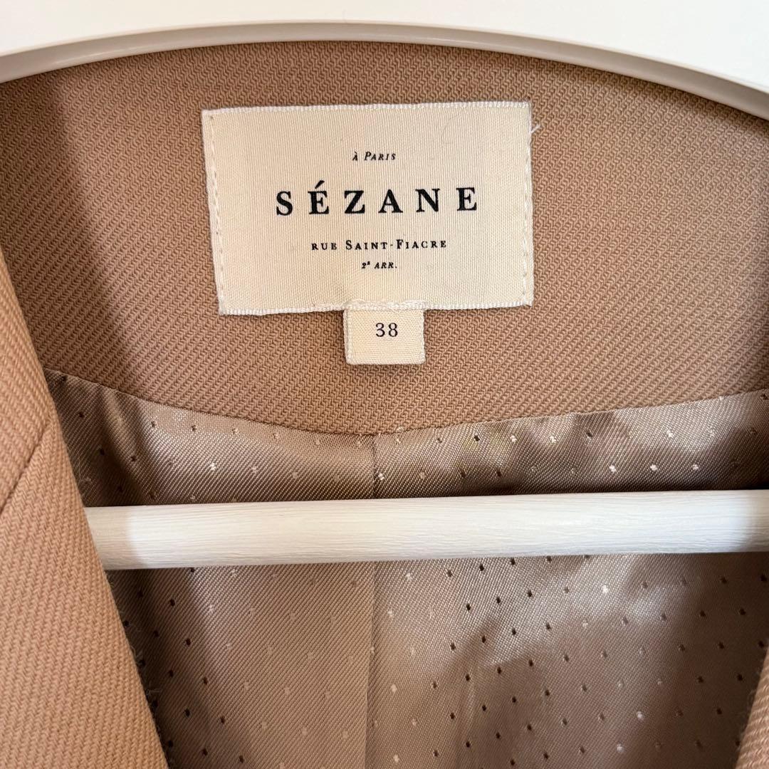 SÉZANE ベージュ ダブルブレストジャケット