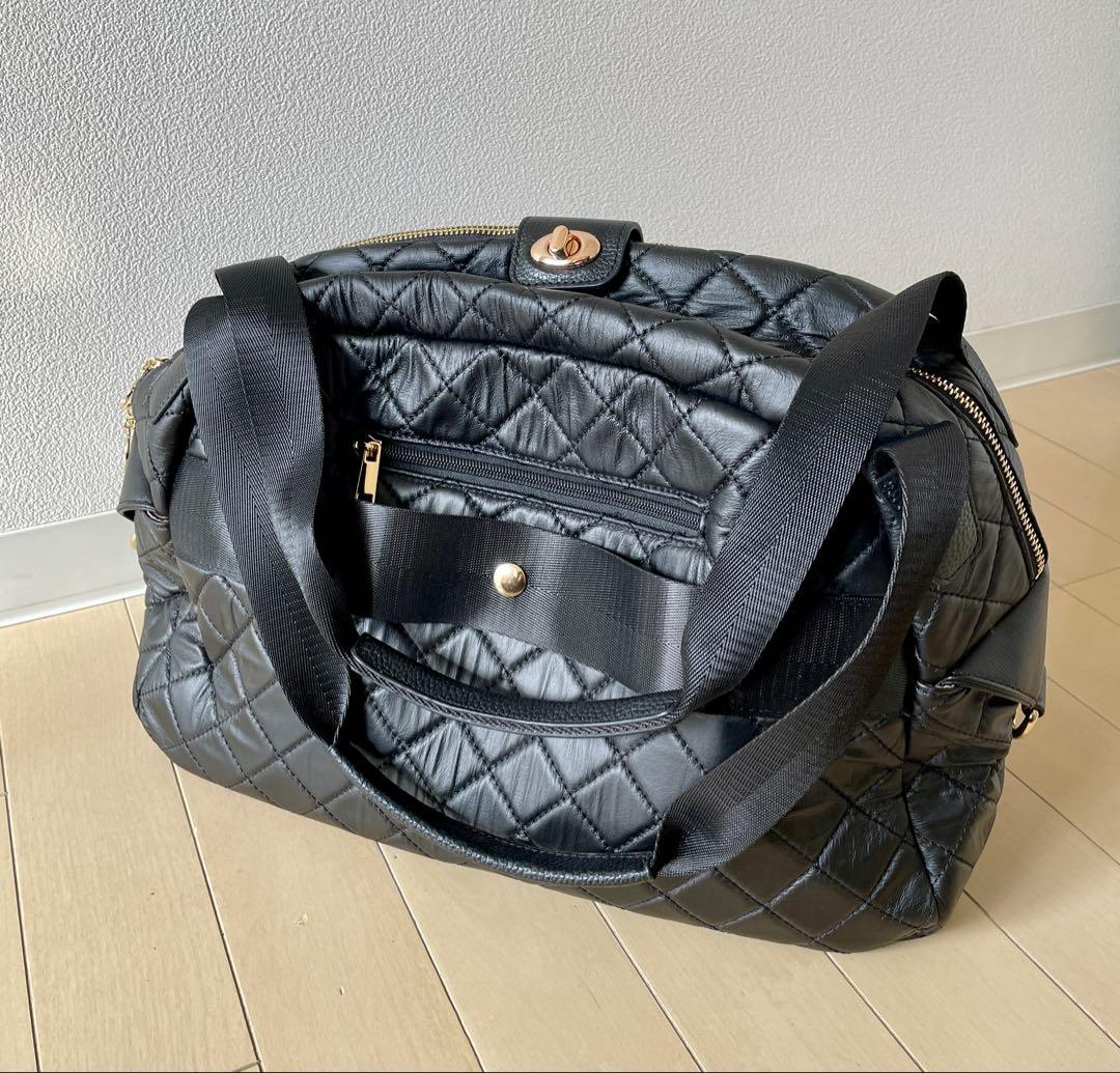 HAYNI ロシェ　キルティングボストンバッグL