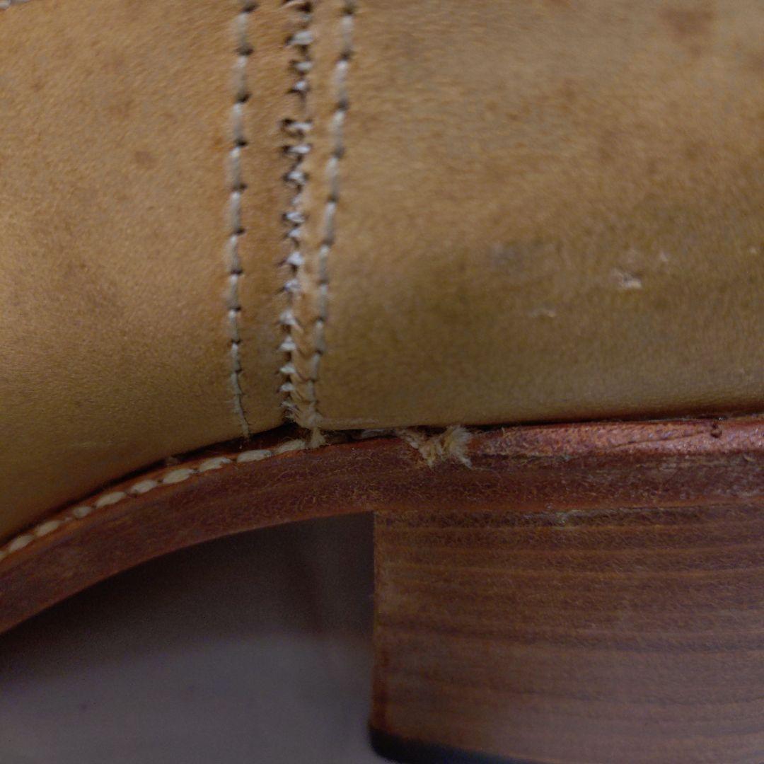 ウェスタンブーツ　SENDRA BP 花柄　ベージュ レザーブーツ