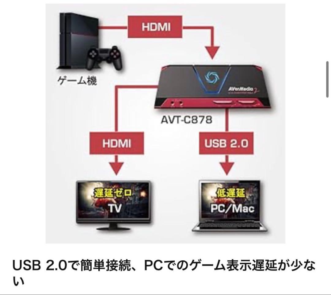 ビデオキャプチャー・キャプチャーボード AVerMedia Live Gamer Portable 2plus