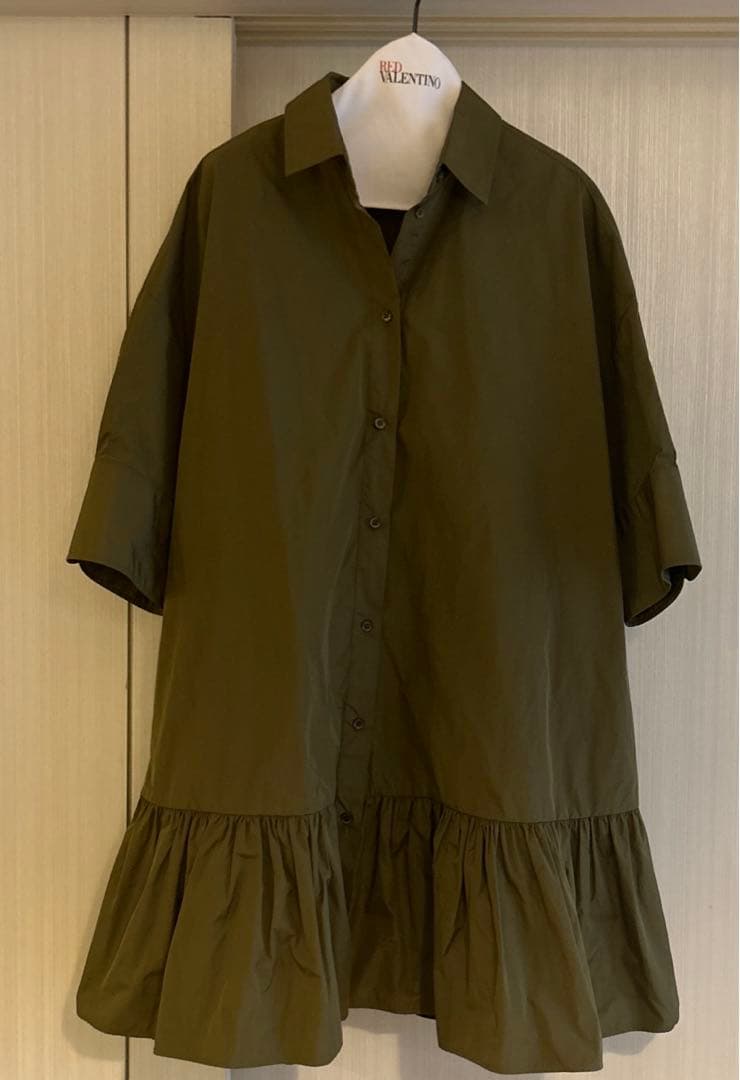 RED VALENTINO タフタ　ワンピース
