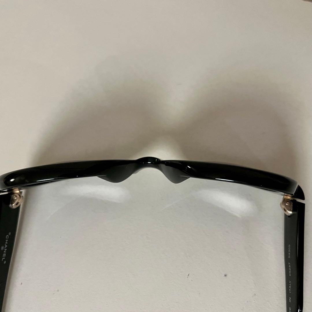 【週末限定SALE】CHANEL ブラック サングラス　シャネルロゴ