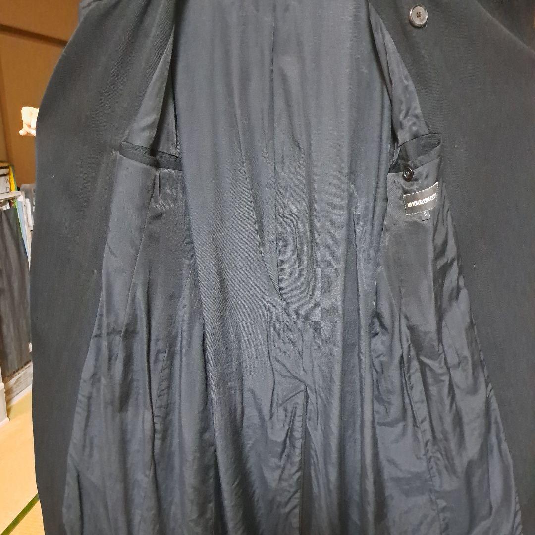 ANN DEMEULEMEESTER ブラック トレンチコート S
