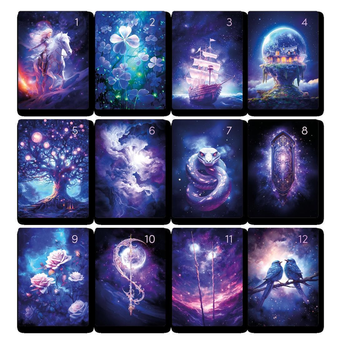 メーカー完売品✨ドイツの美麗デッキ✨入手困難品✨星明りの賛歌のルノルマンカード