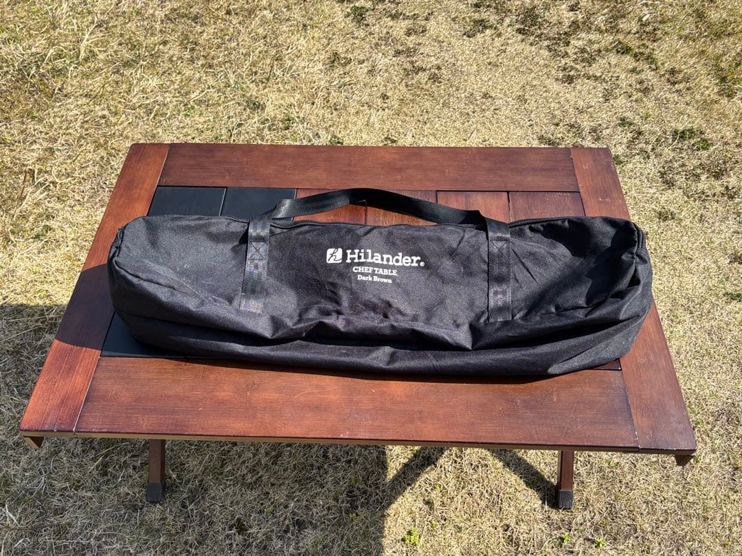 Hilander アウトドアテーブル 収納バッグ付き