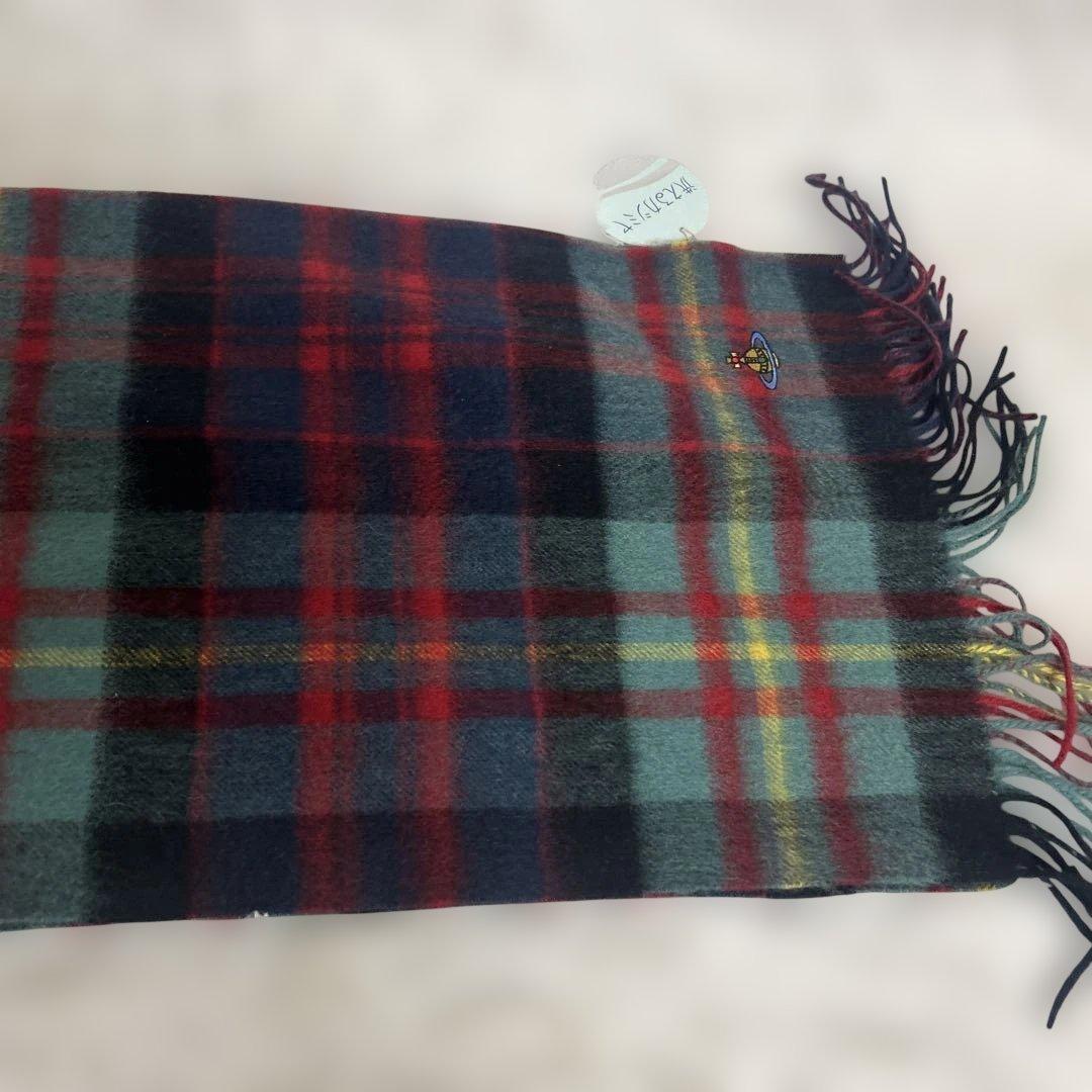 タグ付き保管品✨ヴィヴィアンウエストウッド　洗えるカシミヤ100% マフラー