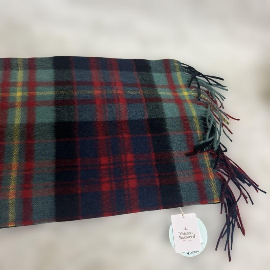 タグ付き保管品✨ヴィヴィアンウエストウッド　洗えるカシミヤ100% マフラー