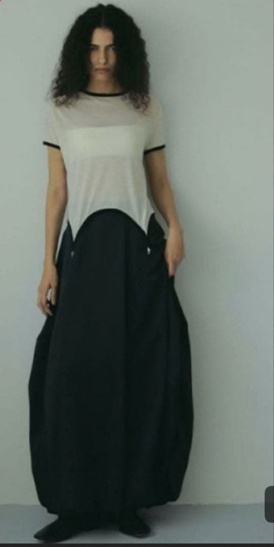etre tokyo サイドタックバルーンスカート M
