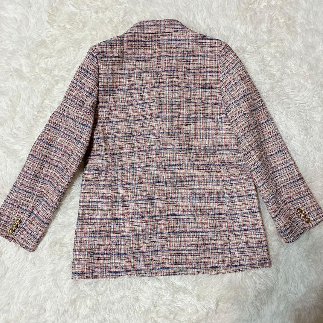 新品タグ付✨Mila Owen 金釦ダブルブレストツイードブレザー　ジャケット