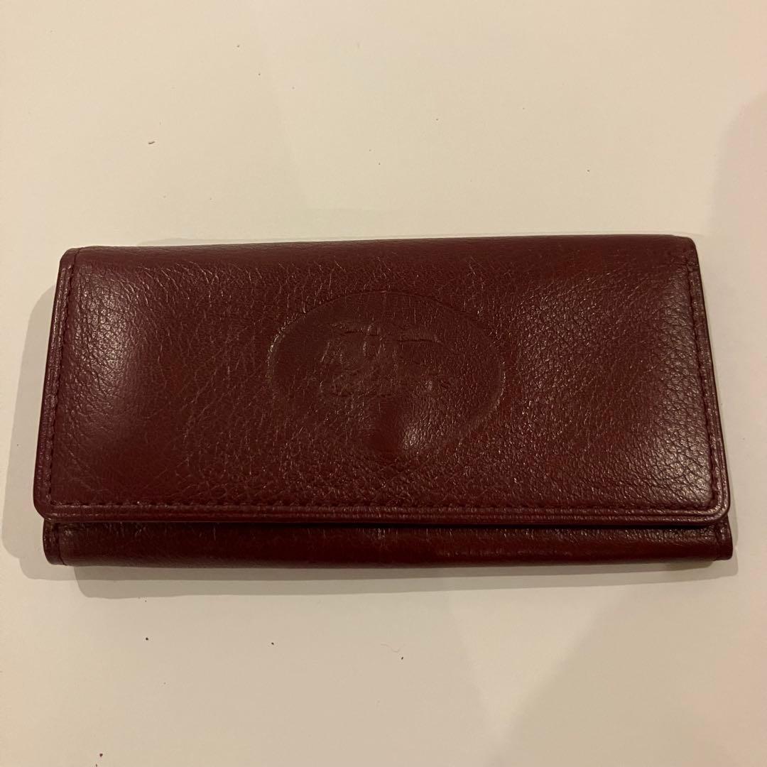【未使用】Burberry バーバリー　バーガンディ　財布　キーケース　セット