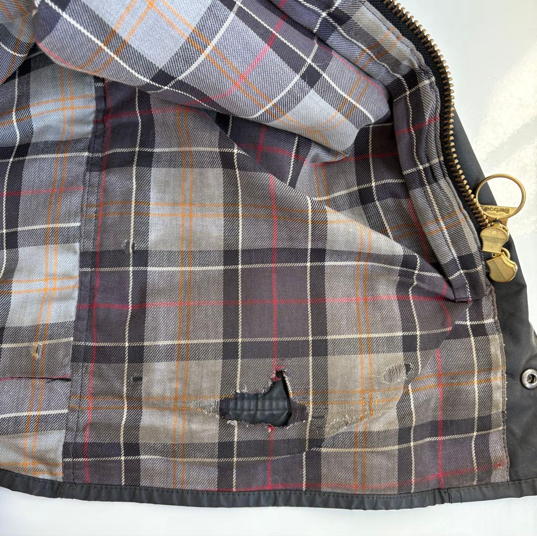 Barbour バブアー ビューフォート 36 ブラック 英国製 フード付き