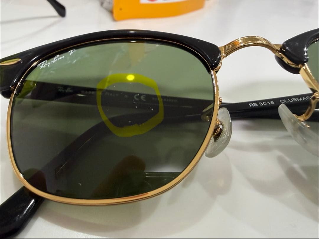 Ray-Ban RB 3016 クラブマスター サングラス　偏光レンズ