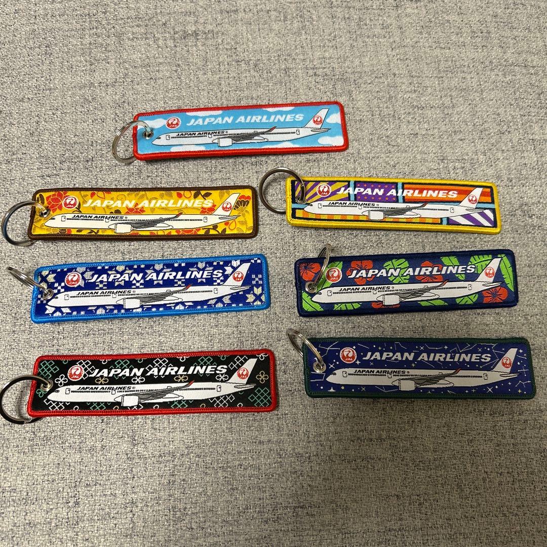 JALワールドトラベルランダムフライトタグ　7種　コンプリート