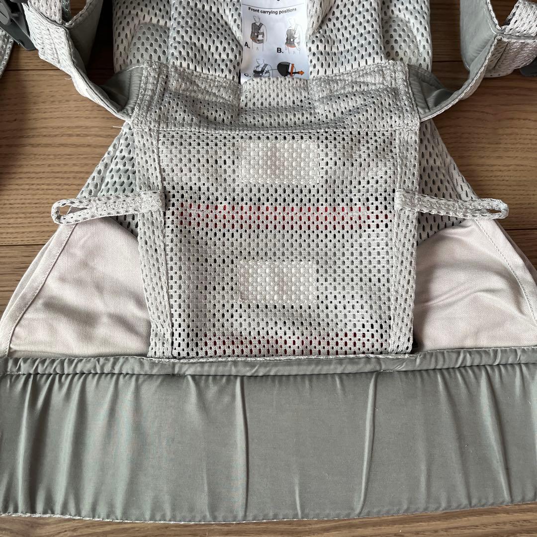 BABYBJÖRN グレー 抱っこ紐 メッシュ　ONE KAI