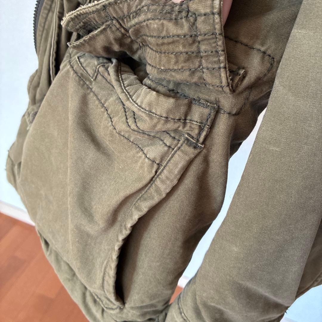 アバクロ　ウィルコックスジャケット　カーキM