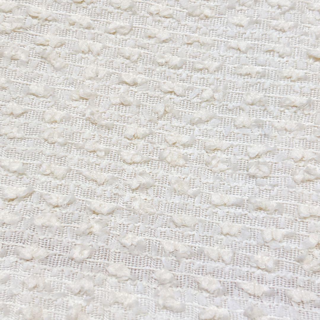 美品✨FOXEY フォクシーワンピース Coquilleピーチ 40 ホワイト
