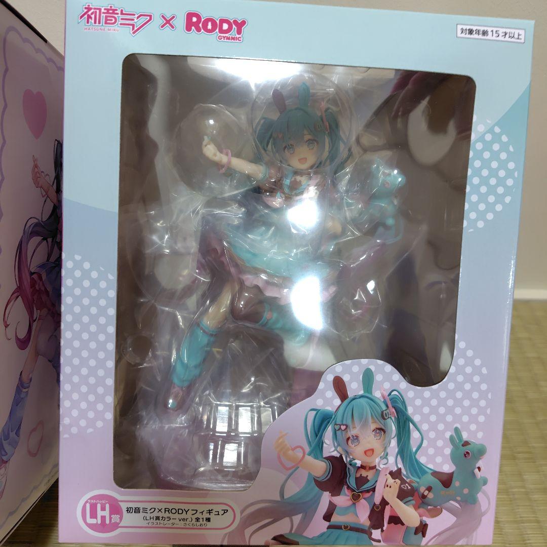 タイトーくじ初音ミク×RODY Ａ賞＋ＬＨ賞　初音ミク×RODYフィギュアセット