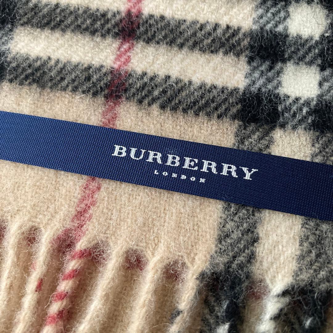 BURBERRY バーバリー ノバチェック ひざ掛け ウール100%