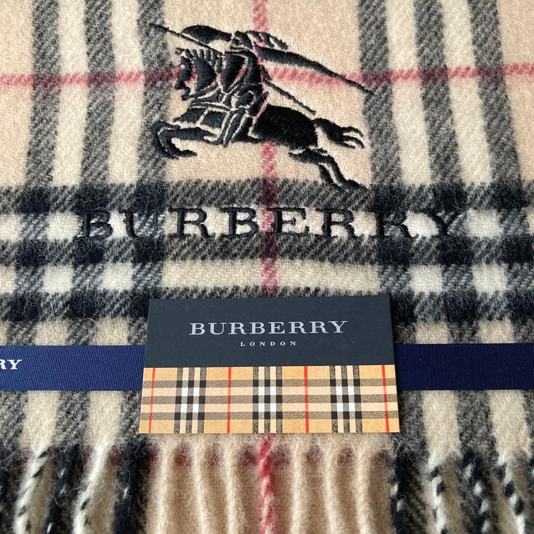 BURBERRY バーバリー ノバチェック ひざ掛け ウール100%