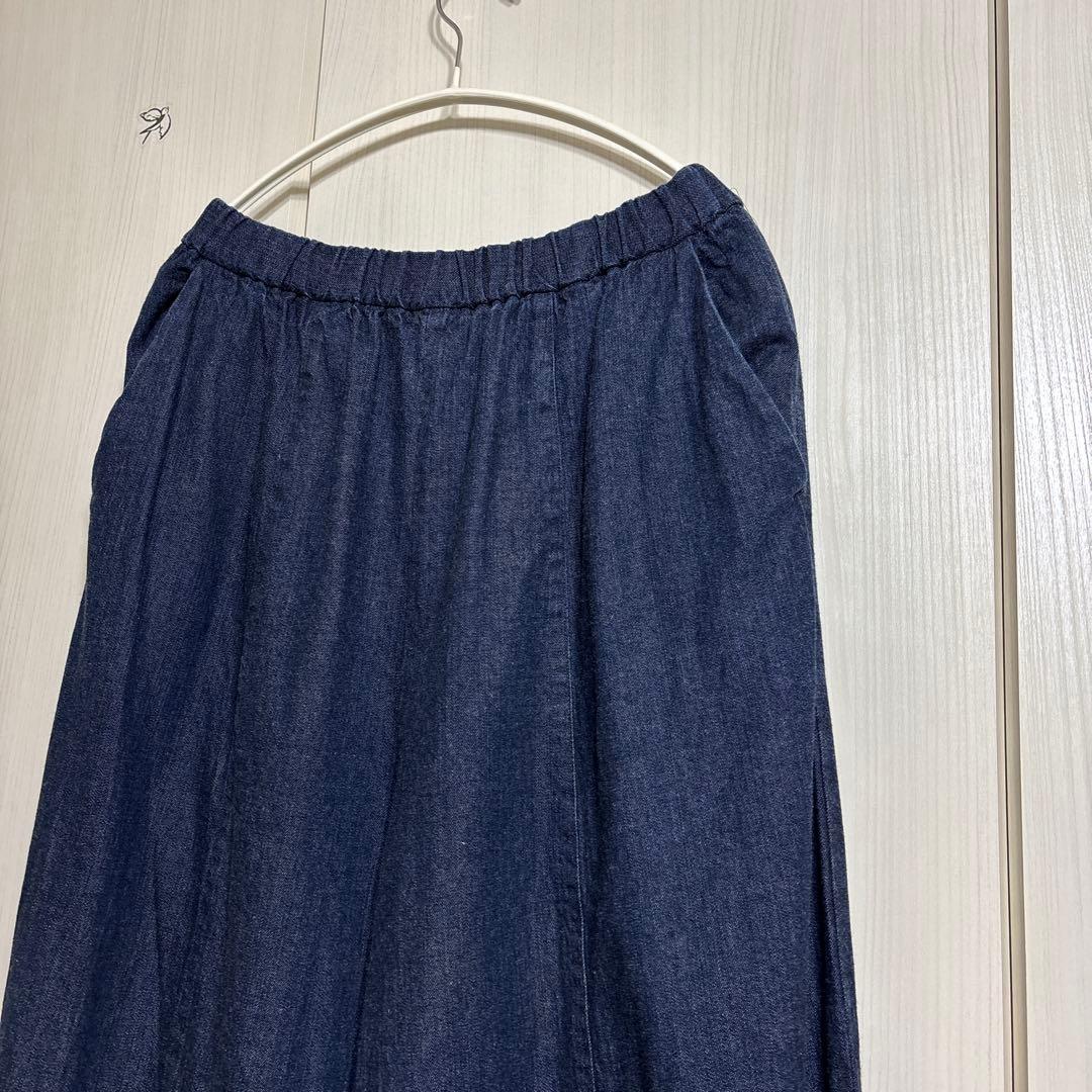 かぐれ　デニムボリュームパンツ
