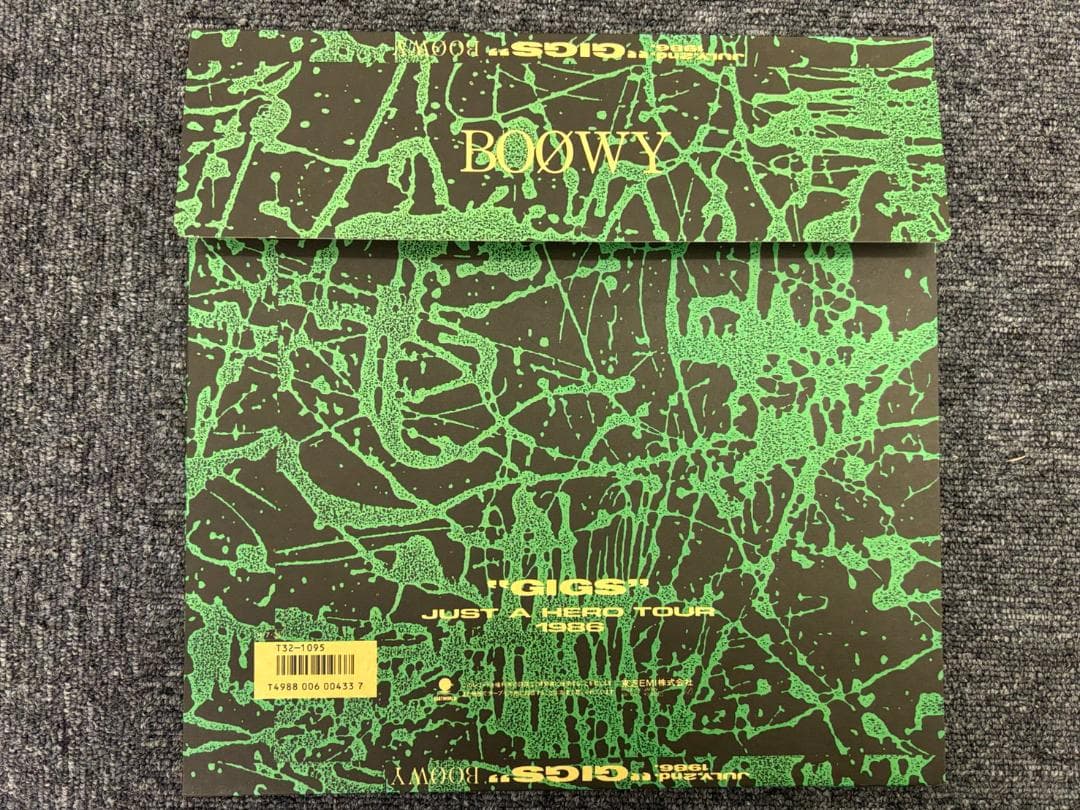 BOØWY GIGS JUST A HERO TOUR 1986 LP 初回盤