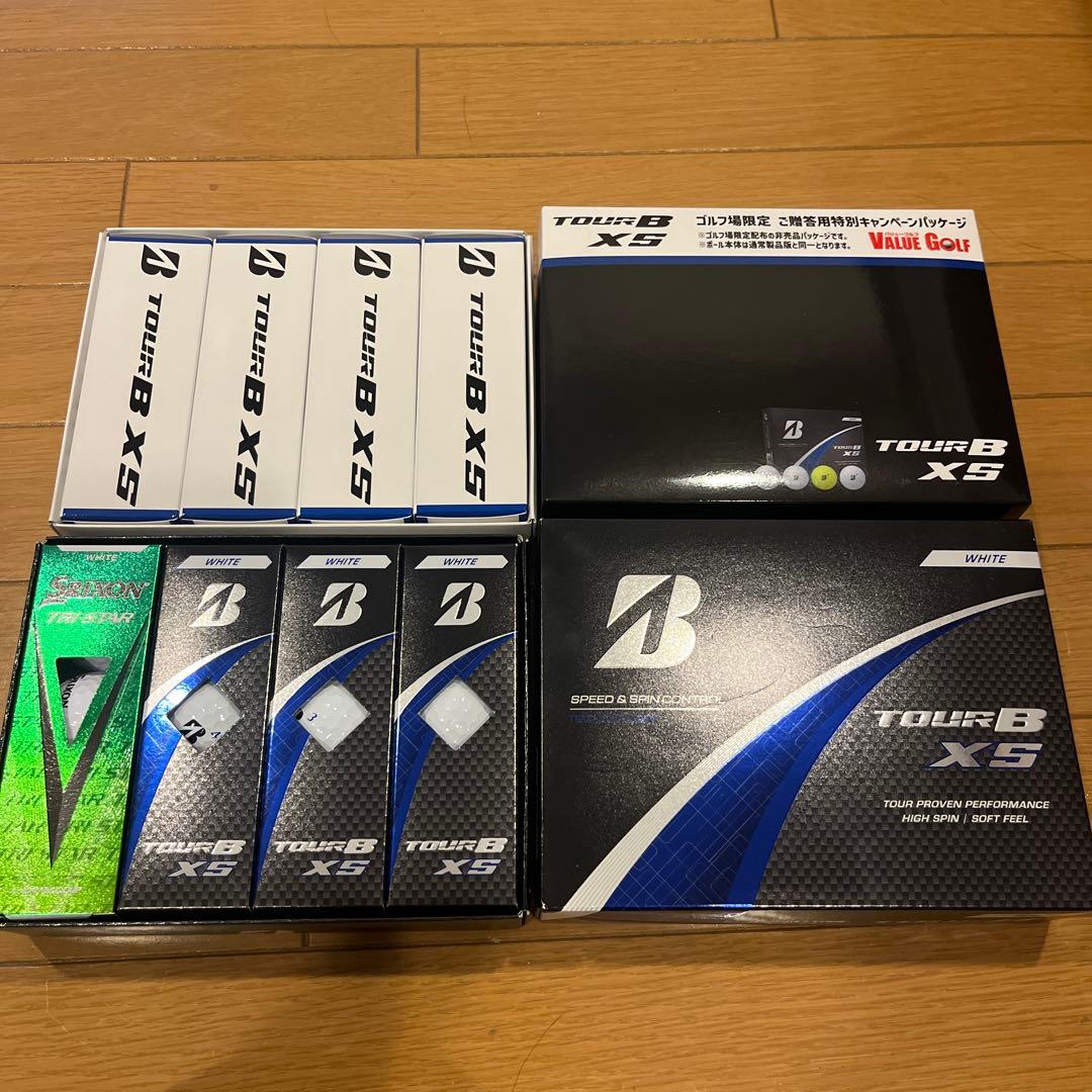 ブリヂストン TOUR B XS ホワイト 他新品24球