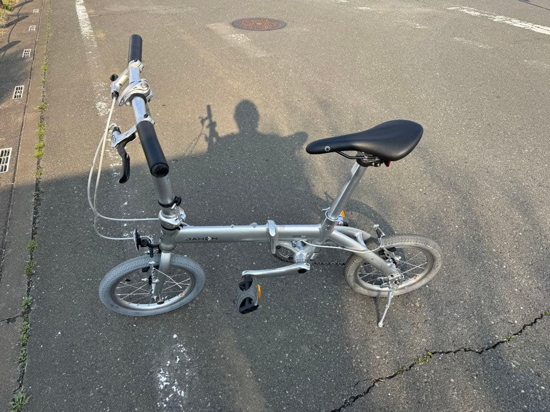 DAHON Dove Plus 折りたたみ自転車 軽量 シルバー 美品