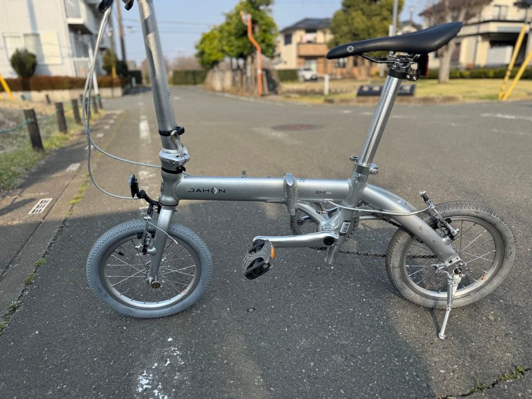 DAHON Dove Plus 折りたたみ自転車 軽量 シルバー 美品