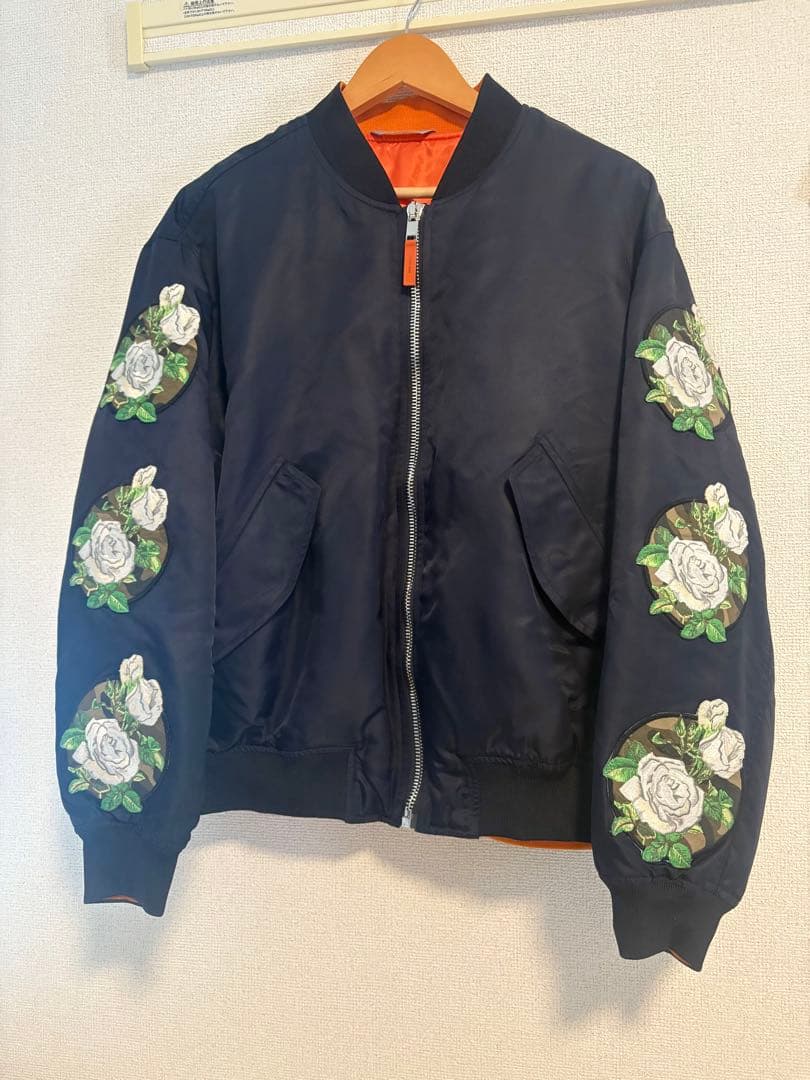 Dior homme 16ss ボンバー　ローズ　バラ　薔薇　ブルゾン　クリス期