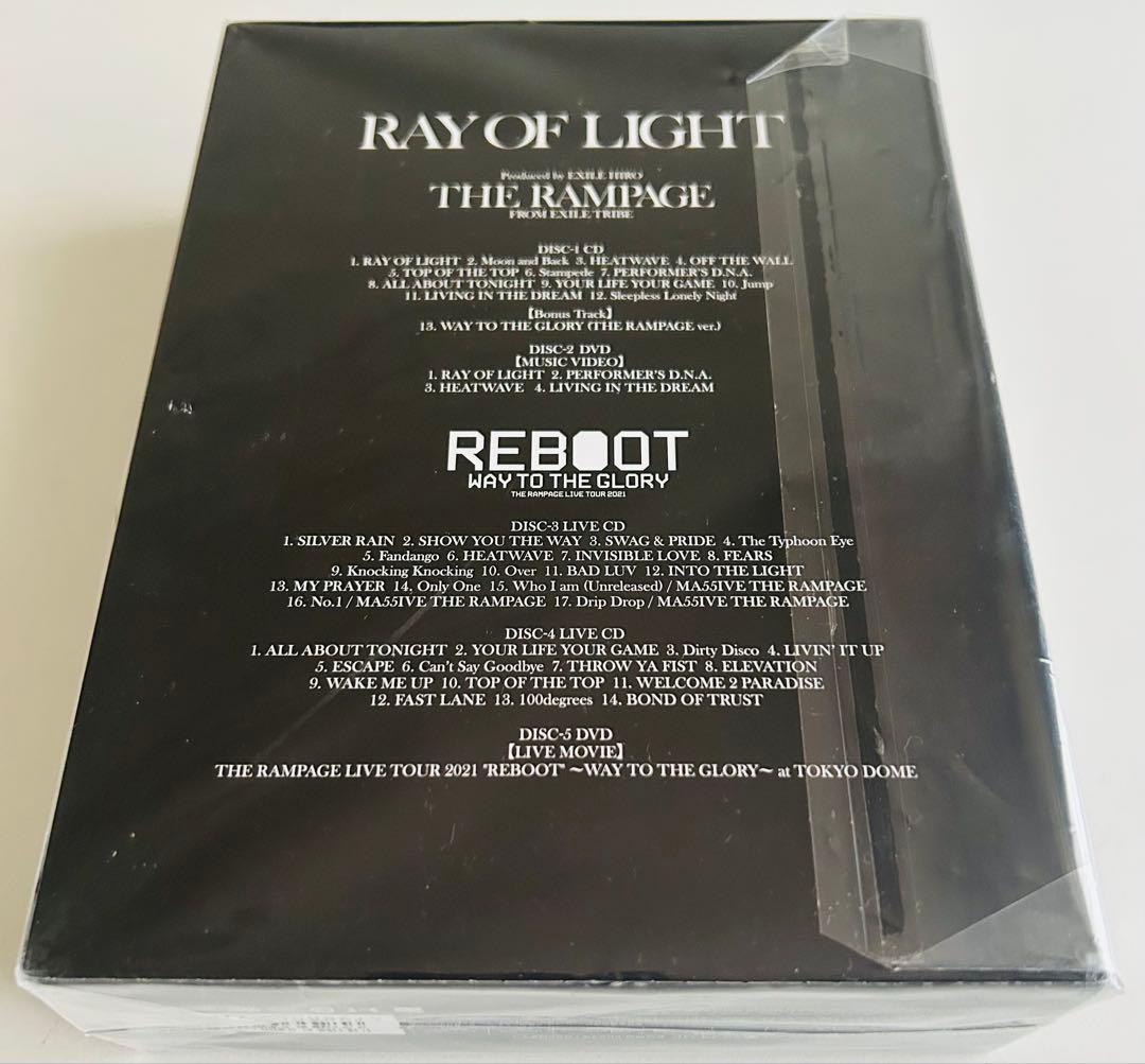 THE RAMPAGE RAY OF LIGHT 3CD+2DVDスリーブケース