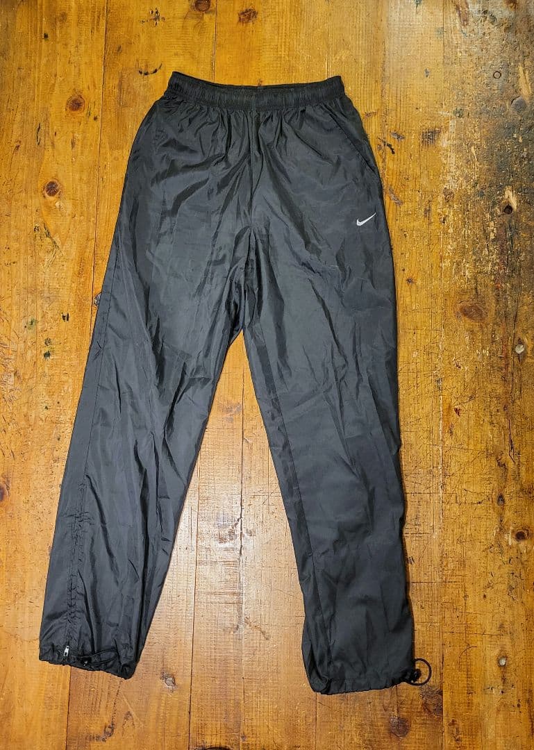 希少 00's y2k NIKE ナイキ ナイロンパンツ トラックパンツ 黒