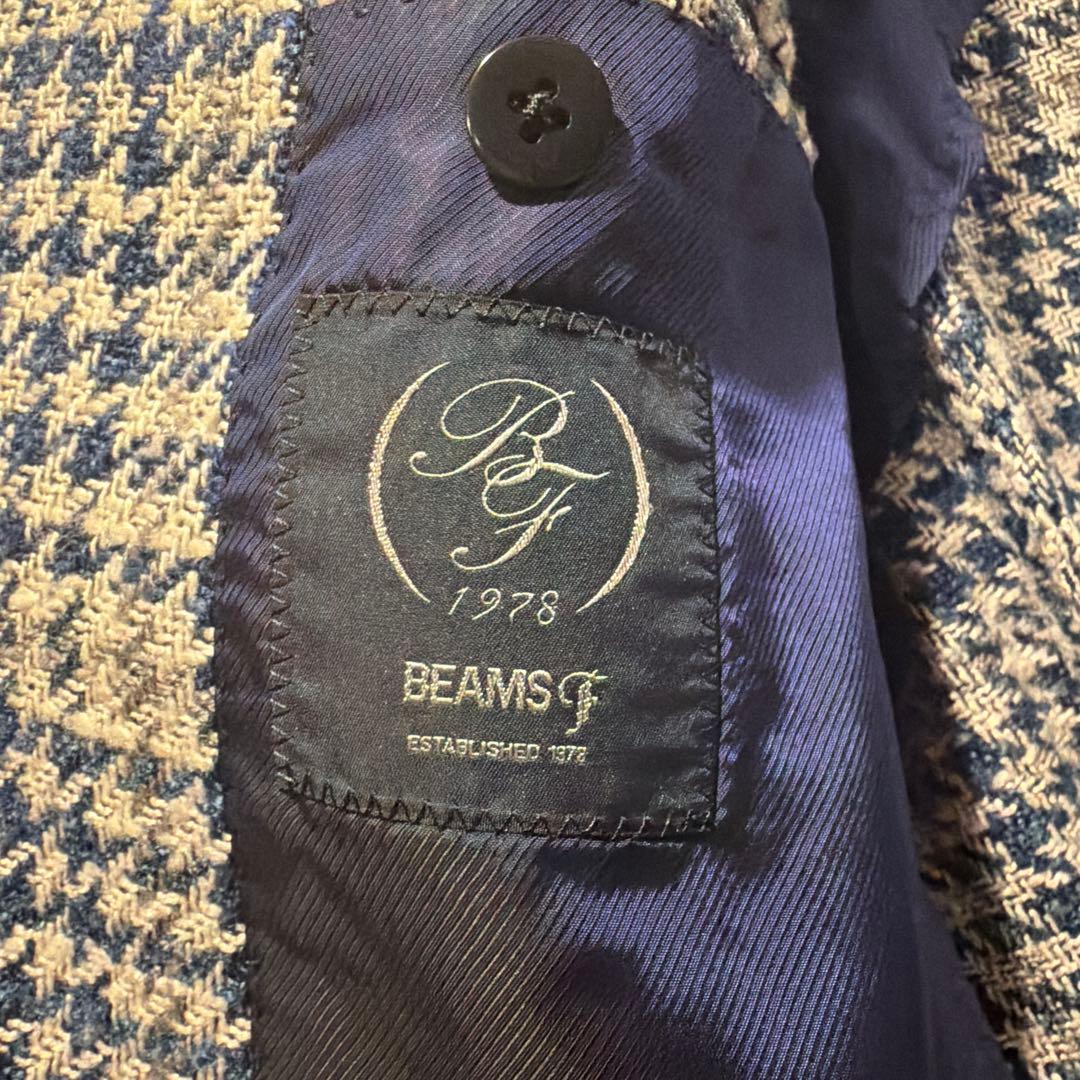 BEAMS F FERLA 千鳥柄　テーラードジャケット 46