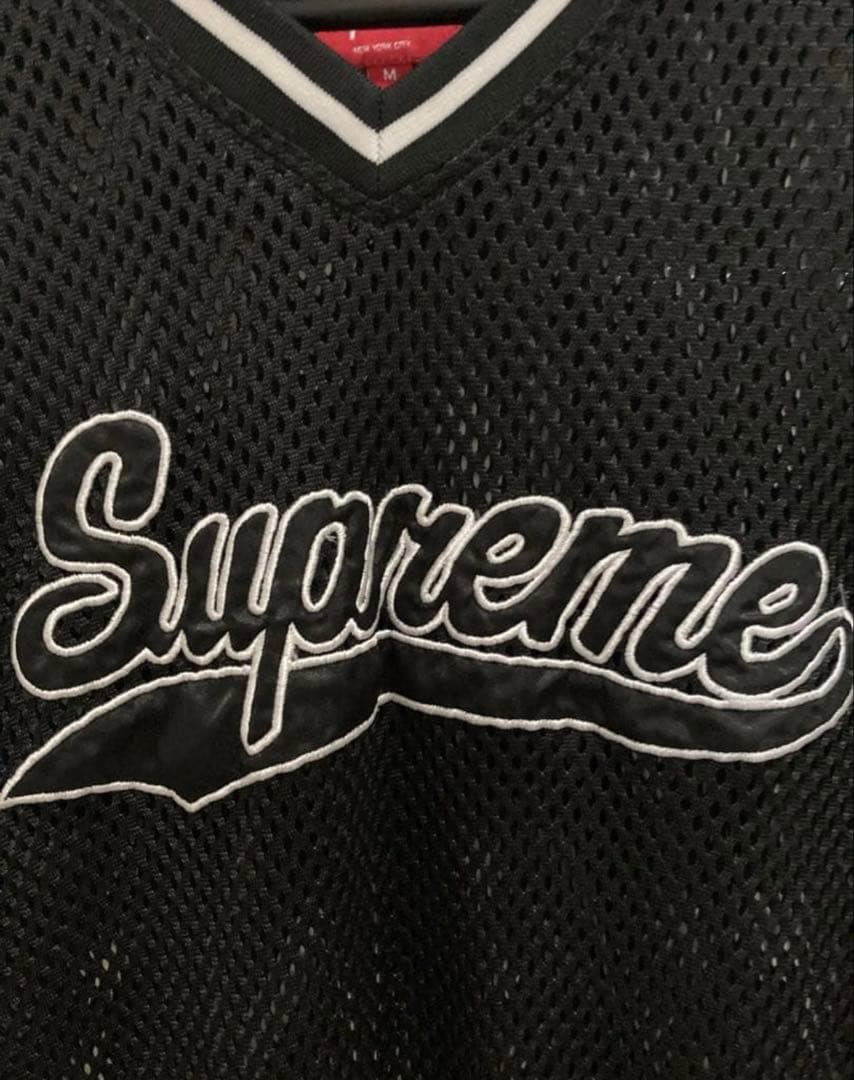【なつこ】supreme ベースボール　メッシュtシャツ