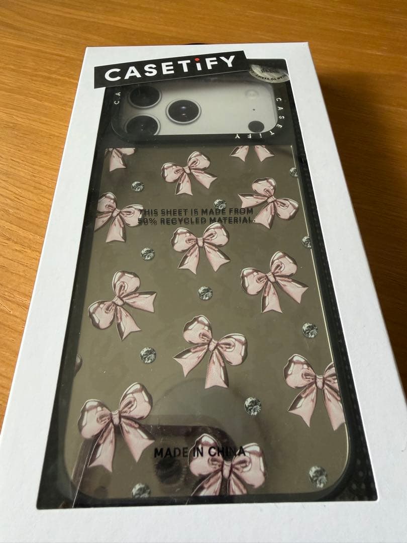 ケースティファイ　iPhone17promaxミラーケース