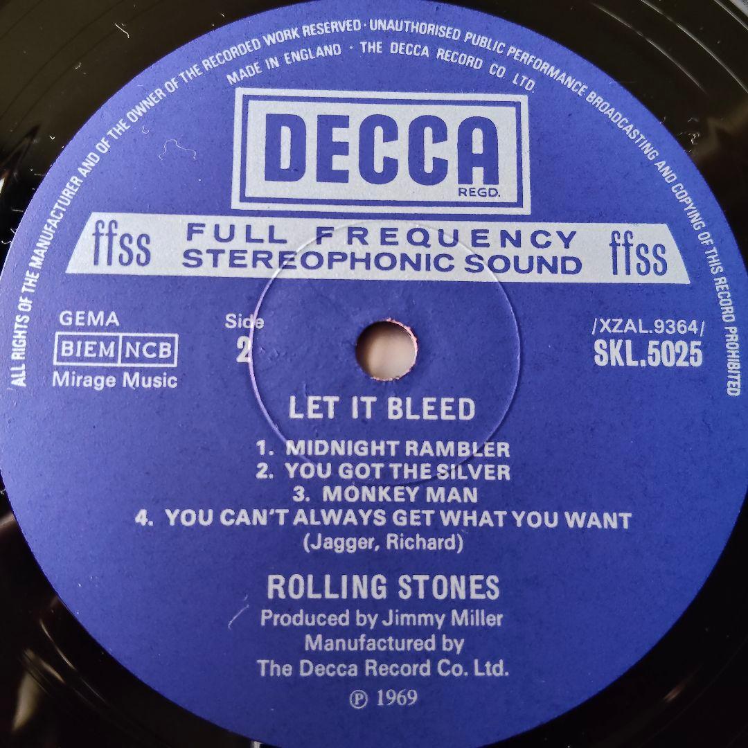 ローリング・ストーンズ　LET IT BLEED　レコード