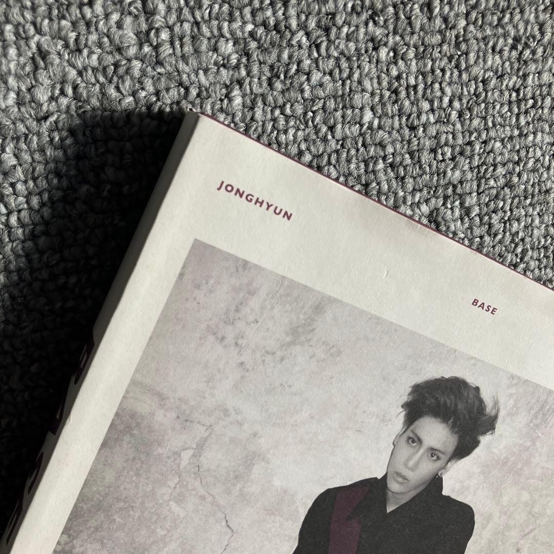 SHINee ジョンヒョン　BASE アルバム　韓国盤　レア　CD 白
