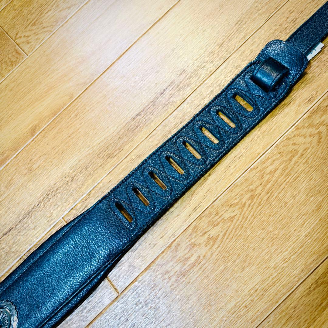 LEVY’S レザーストラップ PM32SF ブラック ギター ベース
