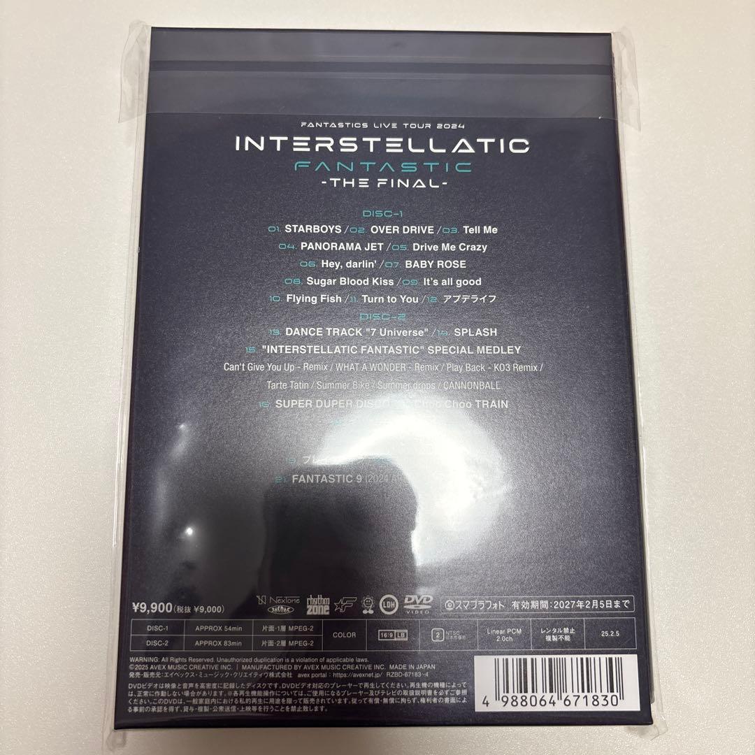ミュージック INTERSTELLATIC FANTASTIC DVD