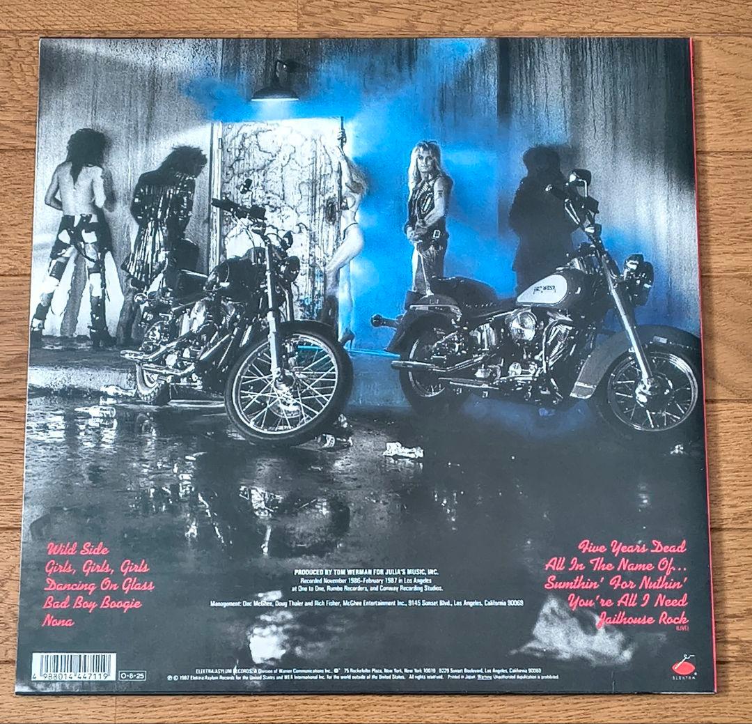 『状態極上◎LP』Mötley Crüe Girls, Girls, Girls