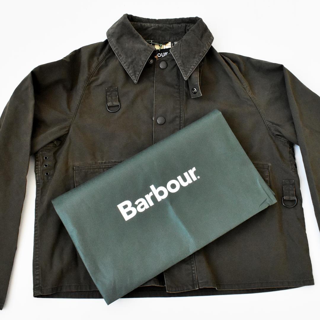 未使用 Barbour SPEY ダックコットン ショートレングス ブルゾン M