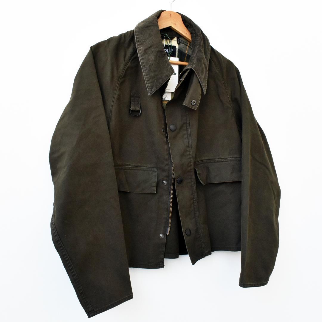 未使用 Barbour SPEY ダックコットン ショートレングス ブルゾン M