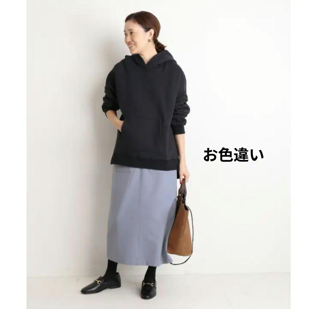 新品タグ付き　SLOBE IENA　ウールライクサイドポケットタイトスカート　黒