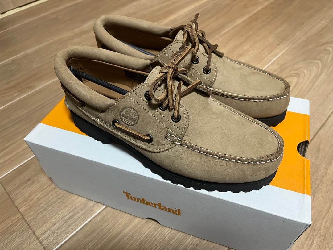 新品　Timberland 3eye ミディアムベージュ スエード