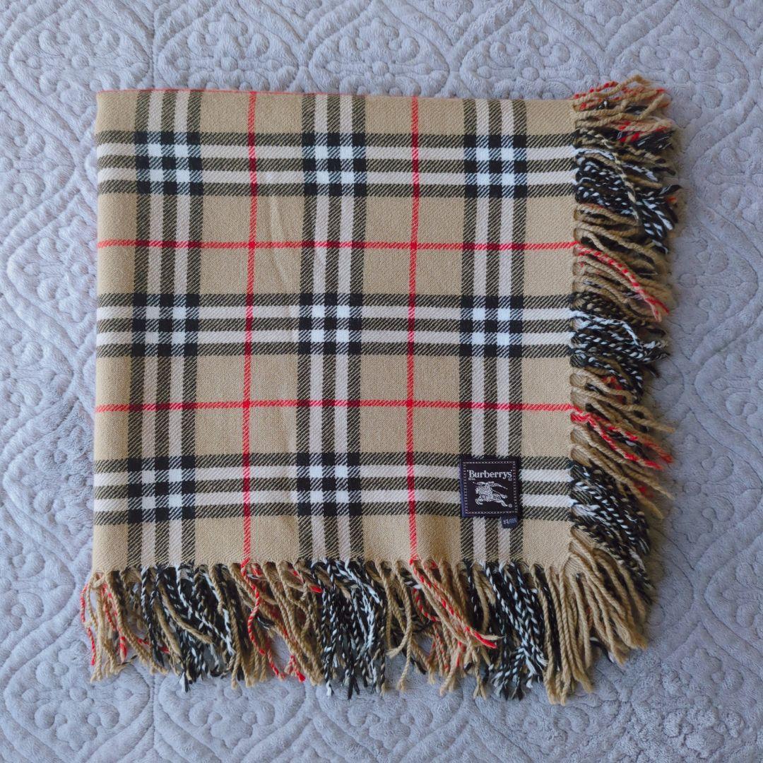 Burberry　バーバリーズ　ウール　ヴィンテージチェック　ショール　ストール