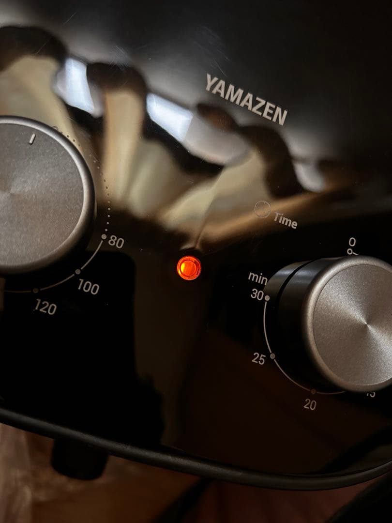 【美品】山善　YAMAZEN ノンフライヤー 4.5L 1度使用　エアフライヤー